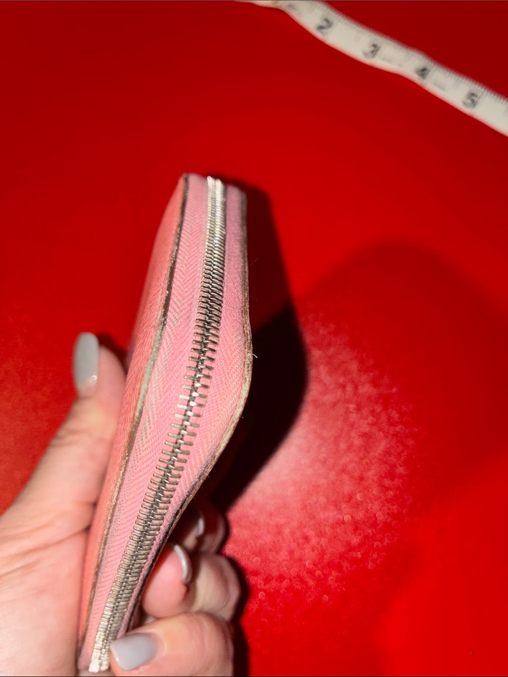 Pink Hermes compact wallet - Picture 6 of 6